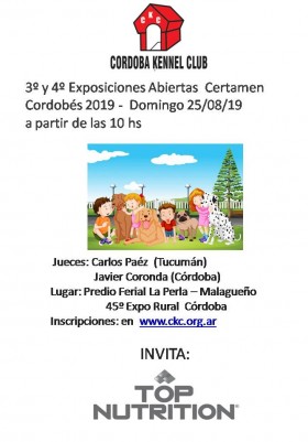 3° y 4° Exposiciones Abiertas  Certamen Cordobé...